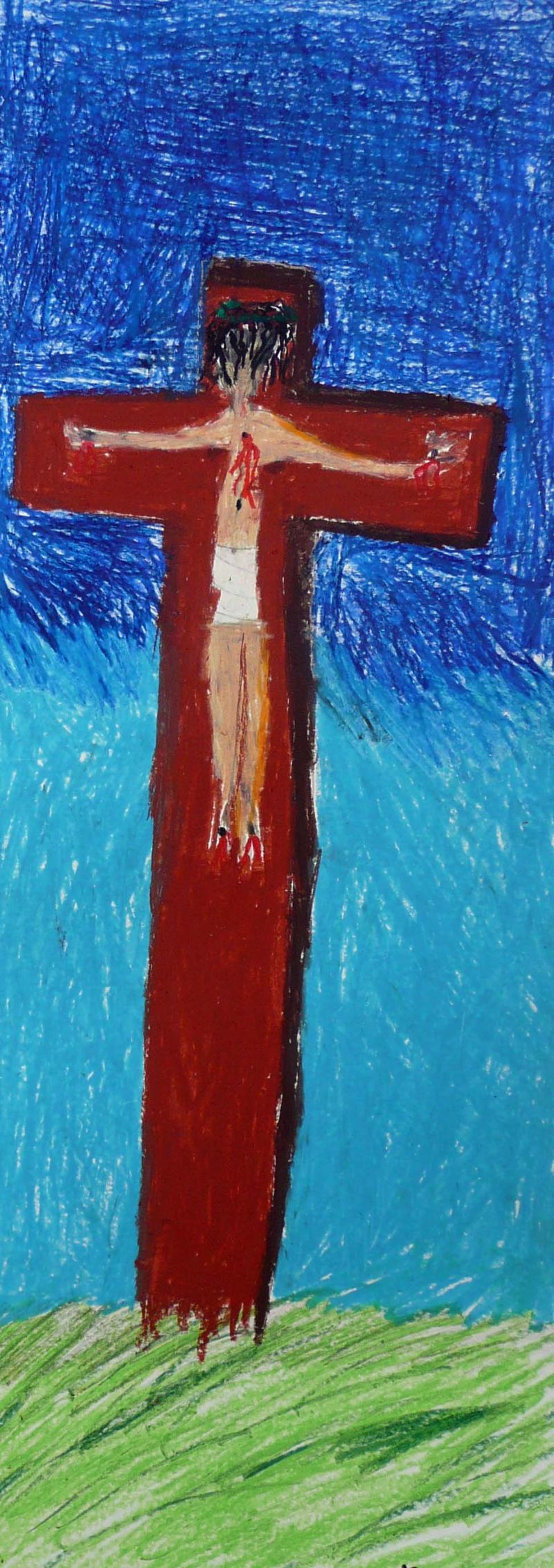 Crucifixion eva 9 ans