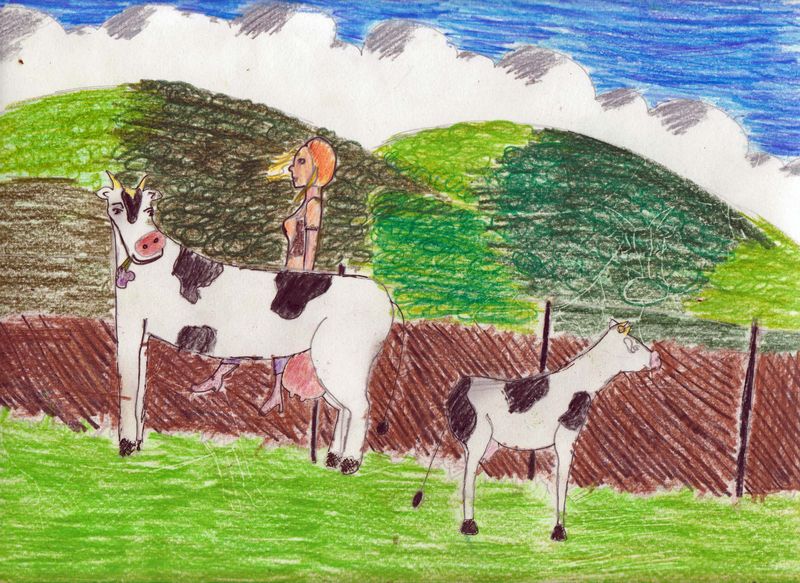 Vaches, anjela, 10 ans