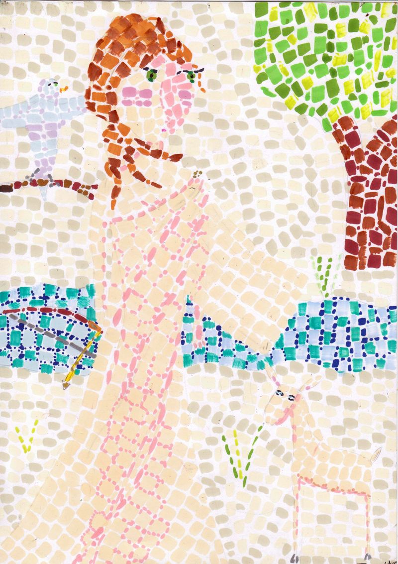 Mosaique jeanne 12 ans