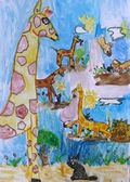 Girafe jeanne 8 ans